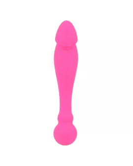 Intense Silikon-Rick Dual Vibrator in Rosa