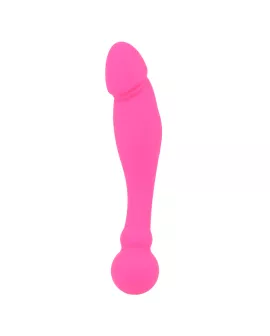 Intense Silikon-Rick Dual Vibrator in Rosa