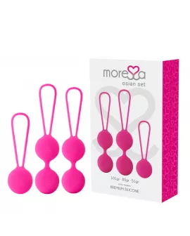 MORESSA Osian Set Premium Silikon Rosa - Erotik