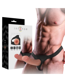 Intense - Hohlgurt mit Dildo 16 x 3 cm