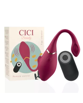 CICI Beauty - Premium Silikon-Ei-Vibrator mit Fernbedienung