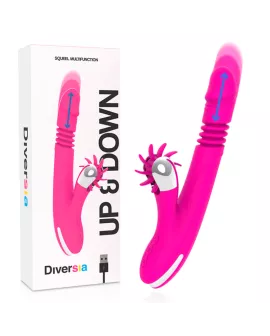 Diversia - Erotischer Hase Vibrator Oben & Unten 24 cm