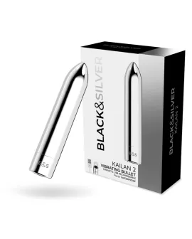 BLACK&SILVER - KAILAN 2 SILBER VIBRIERENDE MAGNETKUGEL