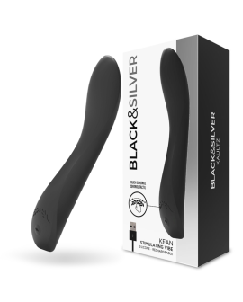 BLACK&SILVER - KEAN VIBRATOR TOUCH-STEUERUNG