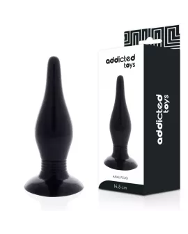 Addicted Toys - Schwarzer Analplug 14,5 cm