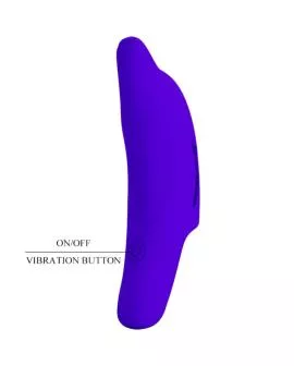 Pretty Love Delphini - Dunkelblauer Fingerstimulator
