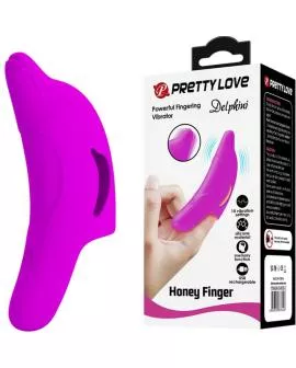 Pretty Love Delphini - Leistungsstarker Lila Fingerstimulator