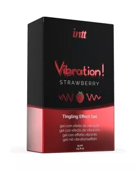 INTT - Intimstimulierendes Vibrationsgel Erdbeere 15 ml