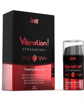 INTT - Intimstimulierendes Vibrationsgel Erdbeere 15 ml
