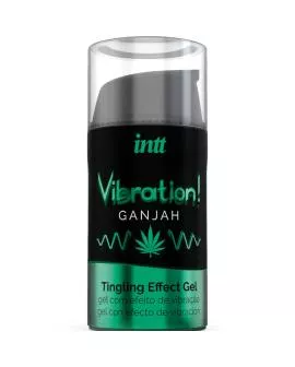 INTT Kraftvolles Intim-Vibrationsgel Cannabis - 15 ml