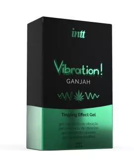 INTT Kraftvolles Intim-Vibrationsgel Cannabis - 15 ml