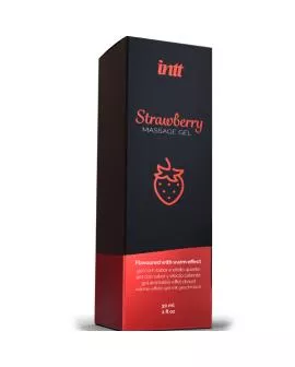 INTT Massage & Oral Sex Gel - Heißer Effekt Erdbeergeschmack