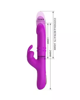 Pretty Love - Reese Vibrator mit Lila Rotation