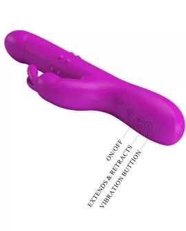 Pretty Love - Reese Vibrator mit Lila Rotation