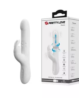 PRETTY LOVE - REESE VIBRATOR MIT SILBERNE ROTATION