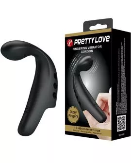 Pretty Love - Schwarzer Gorgon Vibrator für Erotik