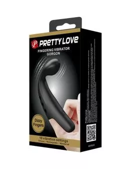 Pretty Love - Schwarzer Gorgon Vibrator für Erotik