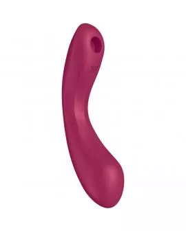 SATISFYER - CURVE TRINITY 1 AIR PULSE VIBRATION RED