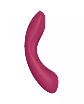 SATISFYER - CURVE TRINITY 1 AIR PULSE VIBRATION RED