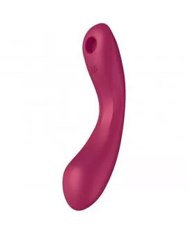 SATISFYER - CURVE TRINITY 1 AIR PULSE VIBRATION RED