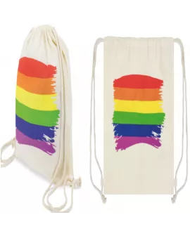 PRIDE ? LGBT-FLAGGEN-RUCKSACK AUS BAUMWOLLE