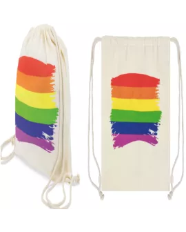Pride - LGBT-Flaggen-Rucksack aus Baumwolle