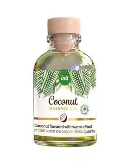 INTT - Veganes Massagegel Kokosnusssgeschmack Erwärmend