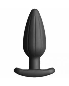 ELECTRASTIM - SILIKON SCHWARZ ROCKER BUTT PLUG GRO