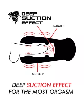 JAMYJOB Dameron Saug- und Vibrations-Masturbator