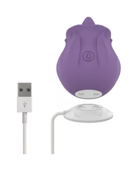 INTENSE Violetter Clitoris-Stimulator - 10 Vibrationen Fleder