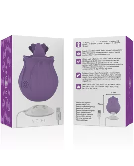 INTENSE Violetter Clitoris-Stimulator - 10 Vibrationen Fleder
