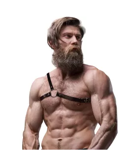 Fetish Submissive Attitude - Schultergeschirr Männer Öko-Leder