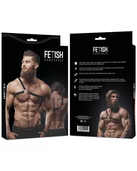 Fetish Submissive Attitude - Schultergeschirr Männer Öko-Leder
