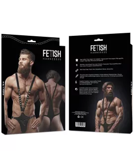 Fetish Submissive Attitude - V-förmiges Öko-Leder-Geschirr