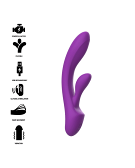 Intense Luigi Rabbit Vibrator - Flüssiges Silikon Lila