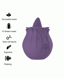 INTENSE - VIOLETT CL TORIS STIMULATOR 10 VIBRATIONEN FLIEDER