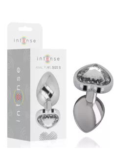 INTENSE - WHITE HEART ALUMINIUM METALL ANAL PLUG GRÖSSE S