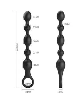 Pretty Love Van Anal Balls - 10 Vibrationen, Wiederaufladbares Silikon