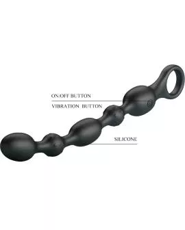 Pretty Love Van Anal Balls - 10 Vibrationen, Wiederaufladbares Silikon