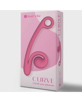 SNAIL VIBE - CURVE VIBRATOR ROSA