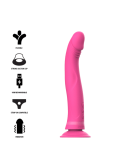 INTENSE - MICHELANGELO ROSA SILIKON-VIBRATOR-DILDO