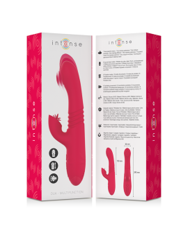 Intense Dua Multifunktions-Vibrator - Auf/Ab mit Roter Zunge