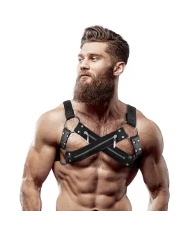 FETISH SUBMISSIVE ATTITUDE - Neopren-Brustgeschirr für Männer
