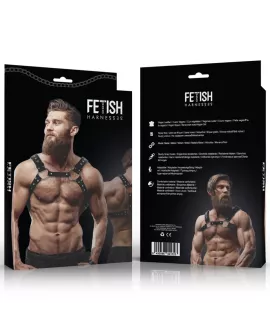 FETISH Submissive Attitude - Öko-Leder Herren Brustgeschirr