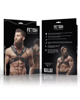 Fetish Submissive Attitude - Gekreuztes Brustgeschirr für Männer