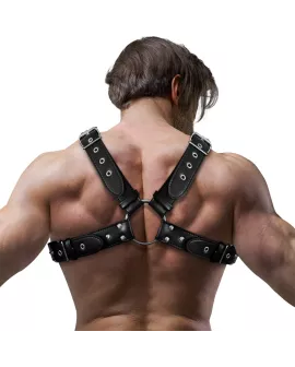 Fetish Submissive Attitude - Öko-Leder Brustgeschirr Herren