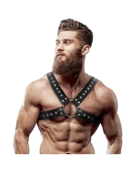Fetish Submissive Attitude - Öko-Leder Brustgeschirr Herren