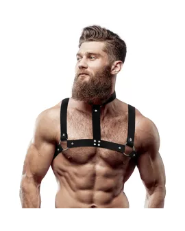 Fetish Submissive Attitude - Öko-Leder Brustgurt für Männer