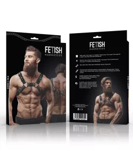 Fetish Submissive Attitude - Öko-Leder-Bulldoggengurt verstellbar