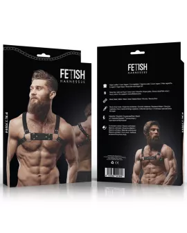 Submissive Attitude Bulldog-Brustgeschirr - Öko-Leder M/L